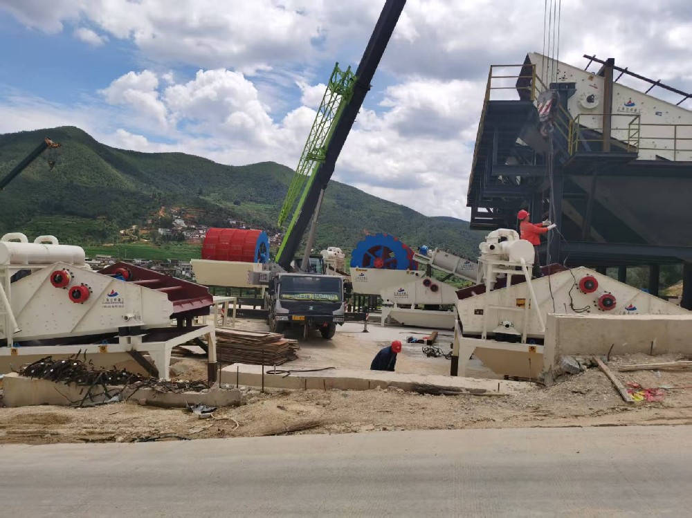 Argentinian customer purchased Sand-crushing and sand washing site of Sandcho Mine